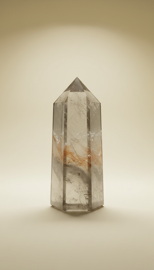 Rose Quartz Crystal Point for Heart Work